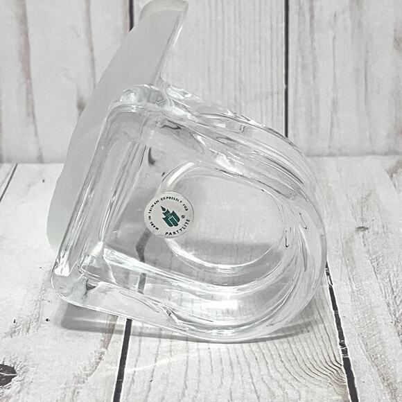 Vintage 1990's PARTYLITE Retired Frosted Whale Sea Ocean Tea Light Candle Holder - Picture 6 of 9